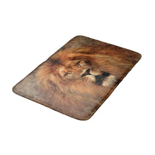 Lion Face Bath Mat
