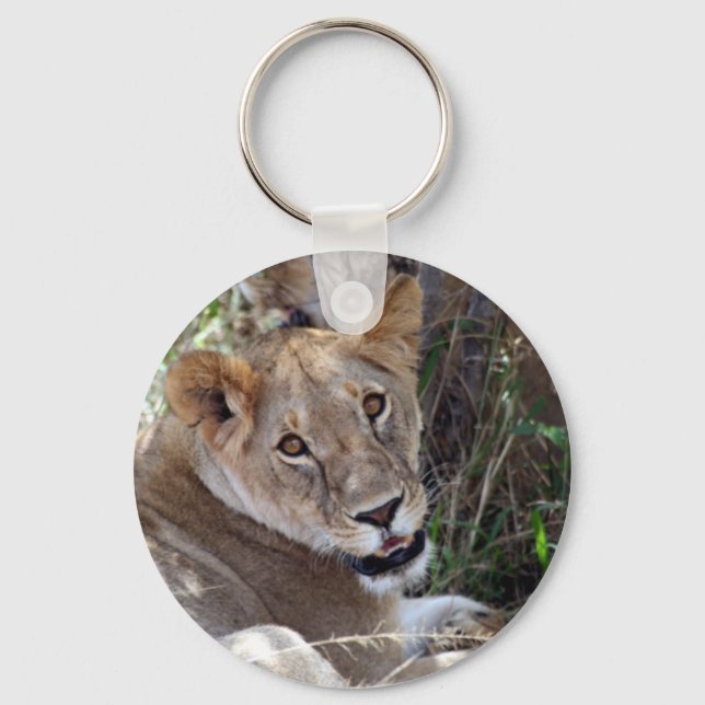 lion face keychain (Front)