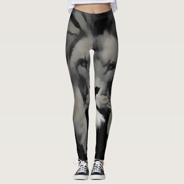 Lion Face Leggings (Front)