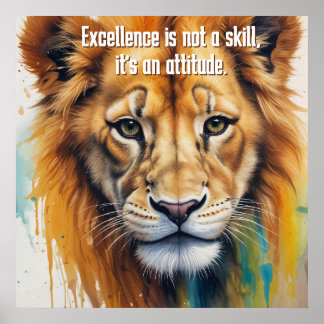 lion face-Wallart décor Painting Poster