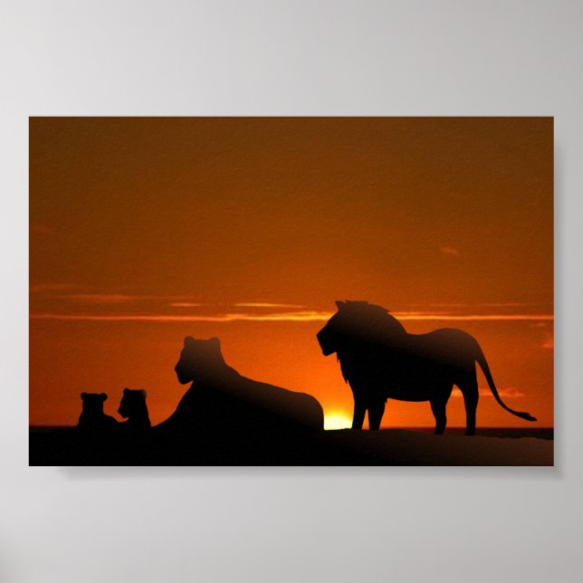 lion family poster (Front)