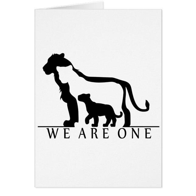 Lion Family (white version) (Front)