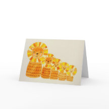 Lion Fathers Day card