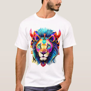 🦁 "Lion & Feathers" T-Shirt