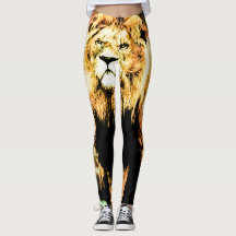 Lion femmes Leggings (Amoureux des animaux)