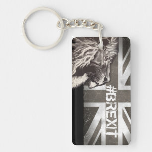 Lion fier noir et blanc Union Jack #Brexit