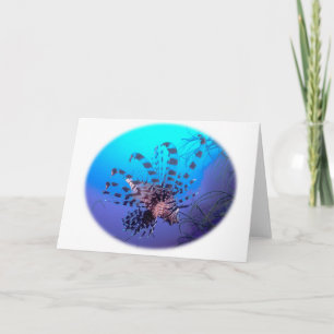 Lion Fish Greeting Card