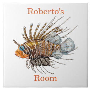 Lion Fish Kids Room  Tile