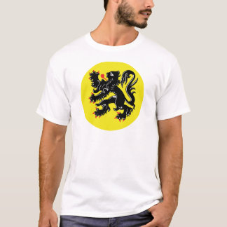 Lion flamand de l'insigne t-shirt de la Flandre