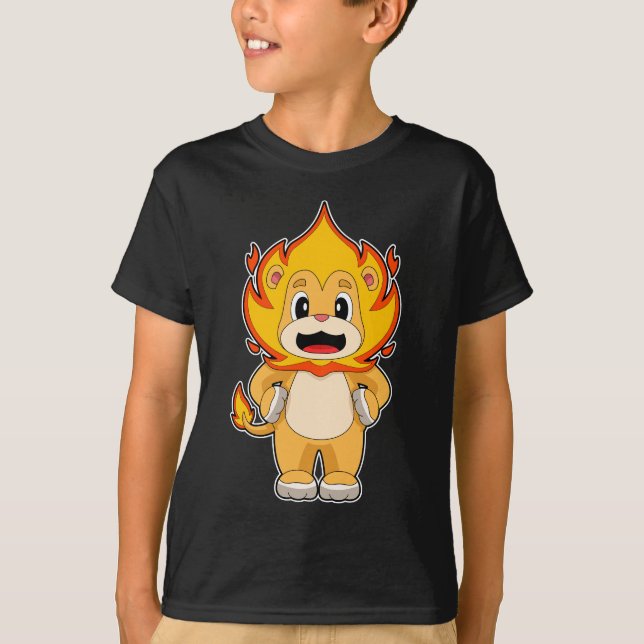 Lion Flame T-Shirt (Front)