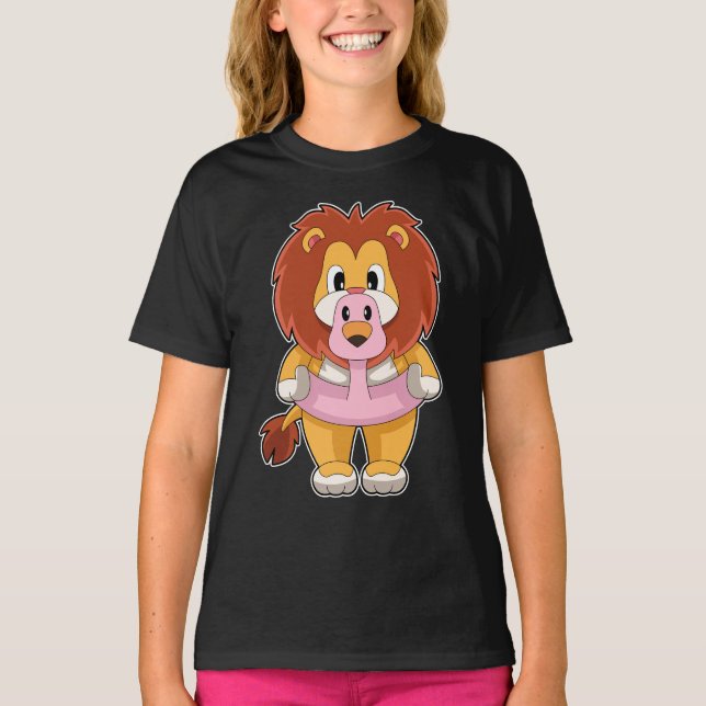 Lion Flamingo T-Shirt (Front)