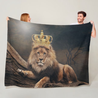 Lion Fleece Blanket