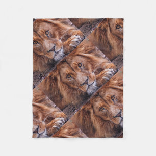 Lion Fleece Blanket