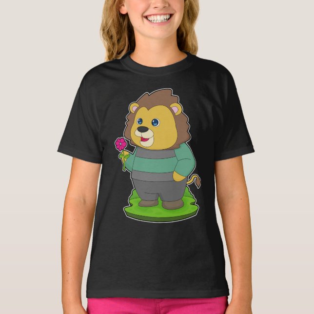 Lion Flower T-Shirt (Front)