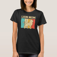 Lion For Mom Mama African Safari Zoo Animal Retro 