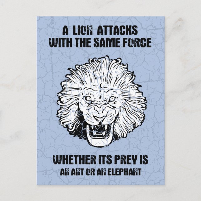Lion Force Postcard (Front)