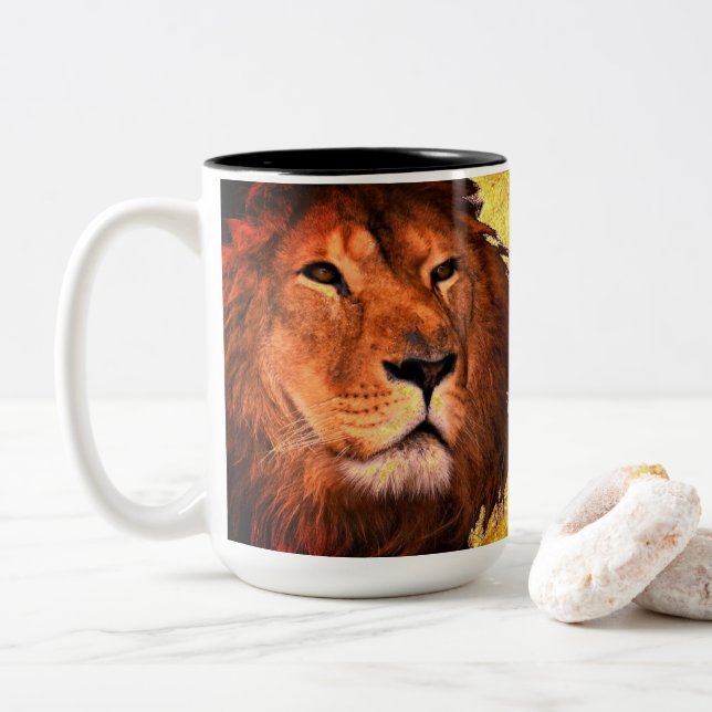 Lion Frequency Mug (With Donut)