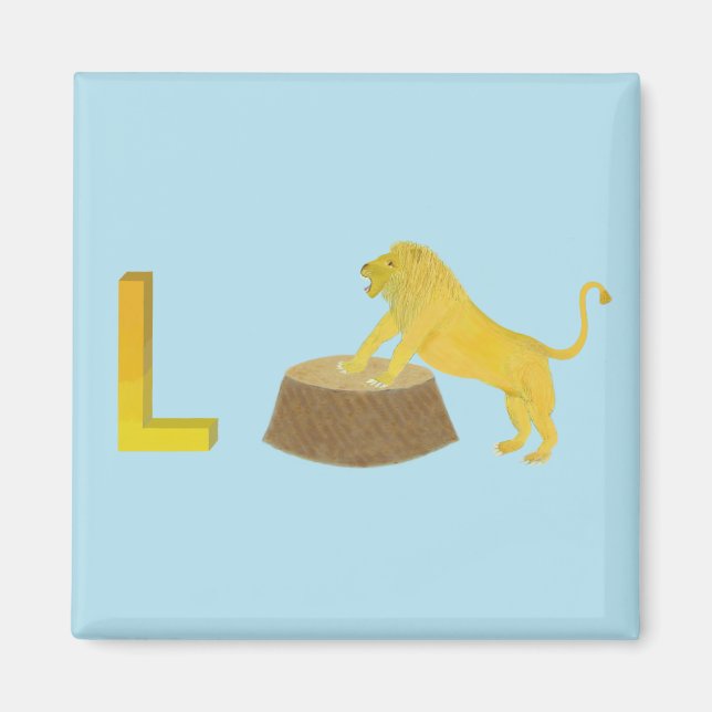 Lion Fridge Magnet (Front)