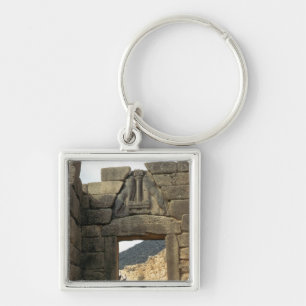 Lion Gate over the entrance Keychain