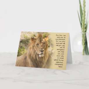 Lion Get Well Card