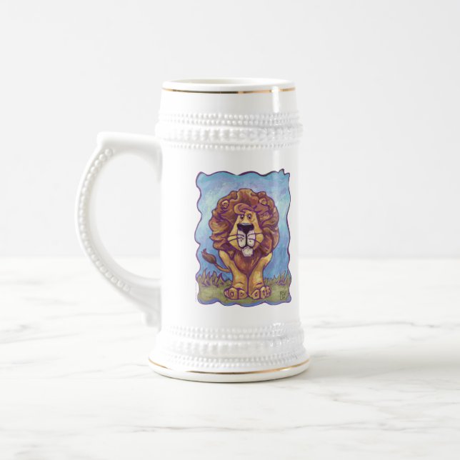 Lion Gifts & Accessories Beer Stein (Left)