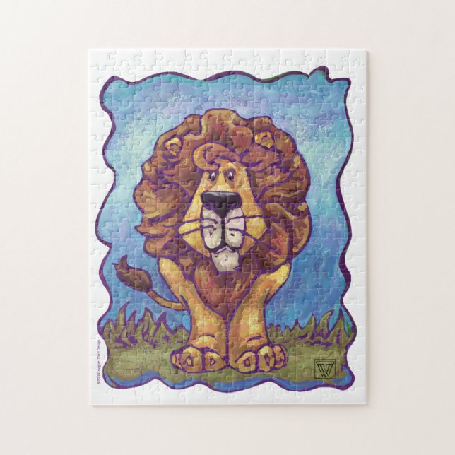 Lion Gifts & Accessories Jigsaw Puzzle (Vertical)