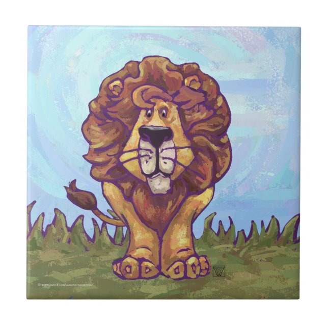 Lion Gifts & Accessories Tile (Front)