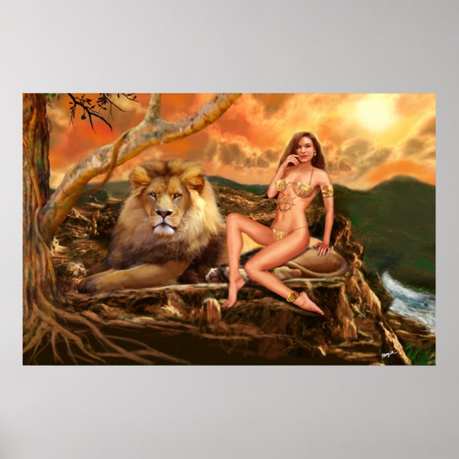 Lion Goddess Poster (Front)