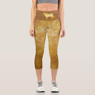 Lion Gold Leggings