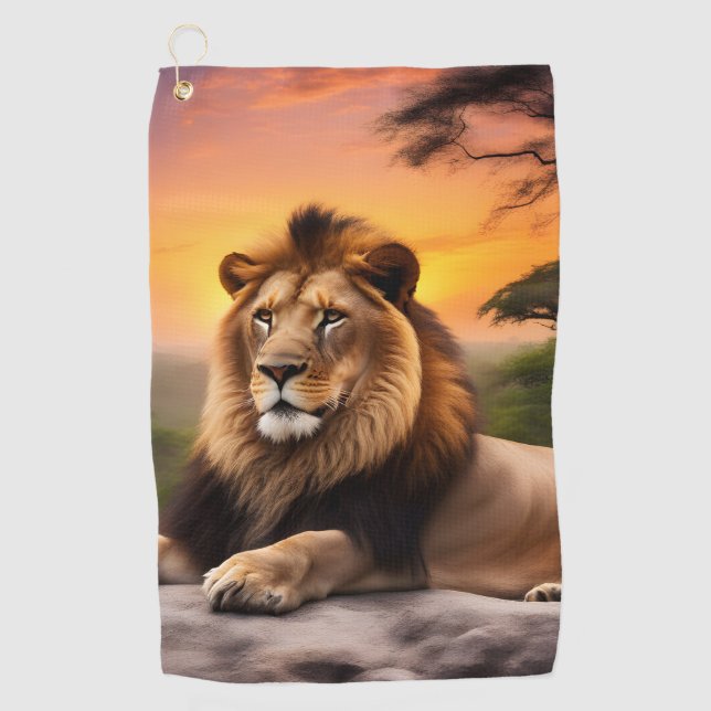 Lion Golf Towel (Front)