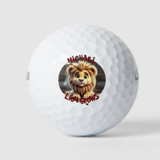 Lion Grows Golf Balls