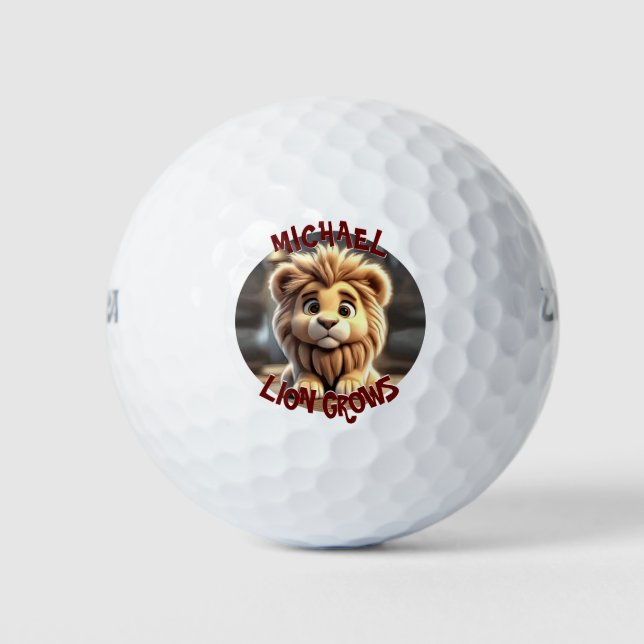 Lion Grows Golf Balls (Front)