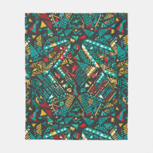 Lion Guard   African Pattern Fleece Blanket