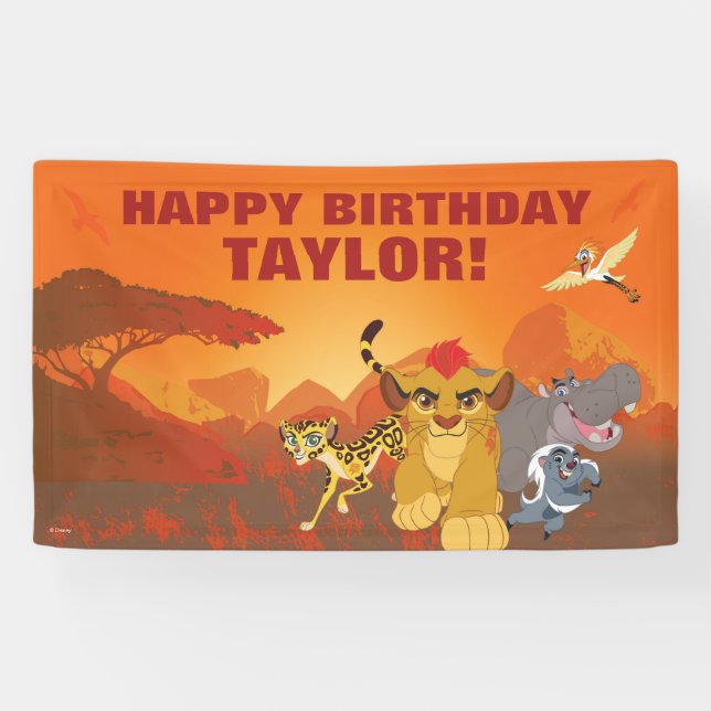 Lion Guard | Birthday Banner (Horizontal)