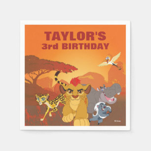 Lion Guard   Birthday Napkin