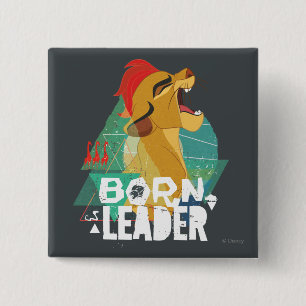 Lion Guard   Born Leader Kion 2 Inch Square Button