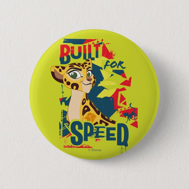 Lion Guard | Built For Speed Fuli 2 Inch Round Button (Front)