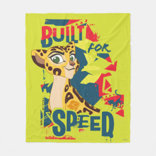 Lion Guard   Built For Speed Fuli Fleece Blanket