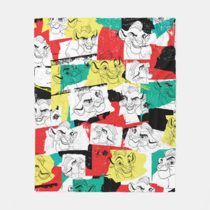 Lion Guard   Kion Expressions Pattern Fleece Blanket