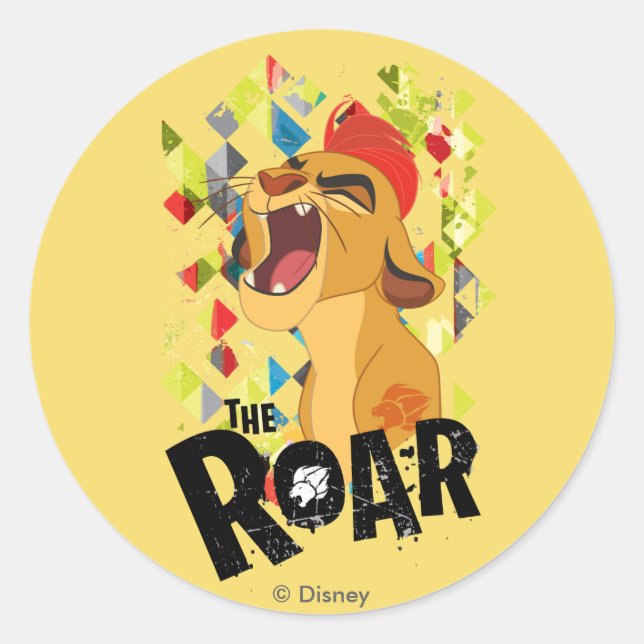 Lion Guard | Kion Roar Classic Round Sticker (Front)