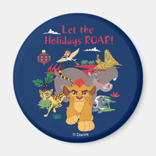 Lion Guard Let The Holidays Roar Magnet