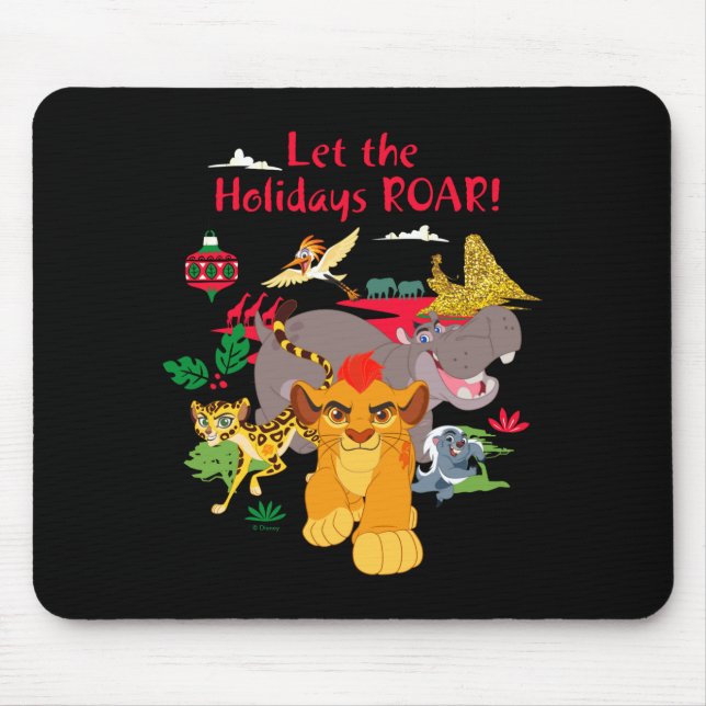 Lion Guard Let The Holidays Roar  Mouse Pad (Front)