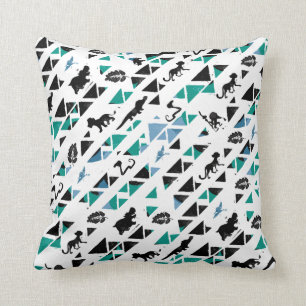 Lion Guard   Mosaic Pattern Throw Pillow