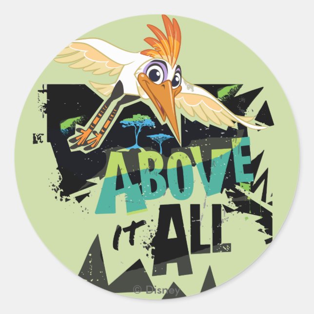 Lion Guard | Ono, Above It All Classic Round Sticker (Front)