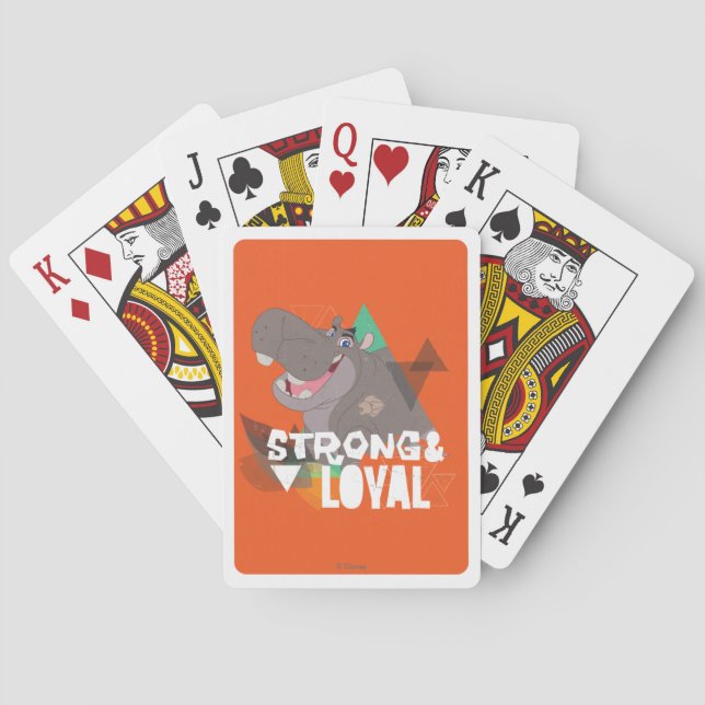 Lion Guard | Strong & Loyal Beshte Playing Cards (Back)