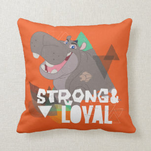 Lion Guard   Strong & Loyal Beshte Throw Pillow