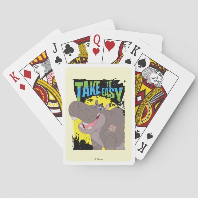 Lion Guard | Take It Easy Beshte Playing Cards (Back)
