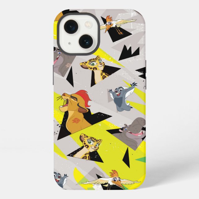Lion Guard | Triangle Pattern iPhone Case (Back)