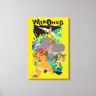 Lion Guard Wild Ones Canvas Print
