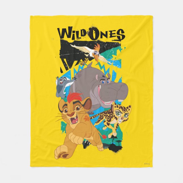 Lion Guard | Wild Ones Fleece Blanket (Front)